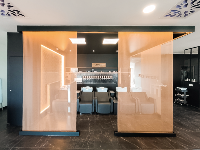 Rénovation d'un salon de coiffure