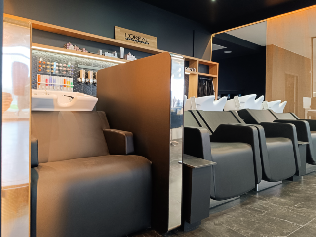 Rénovation d'un salon de coiffure