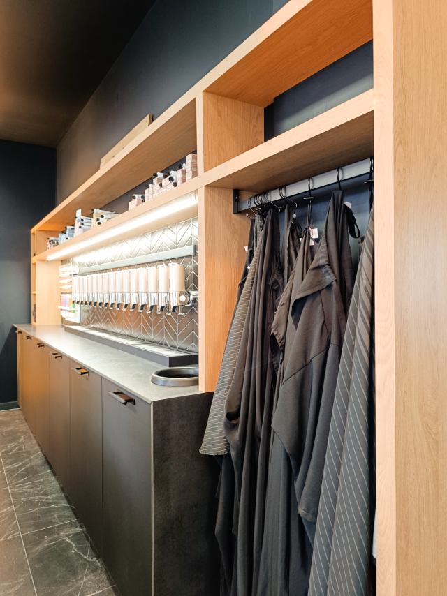 Rénovation d'un salon de coiffure