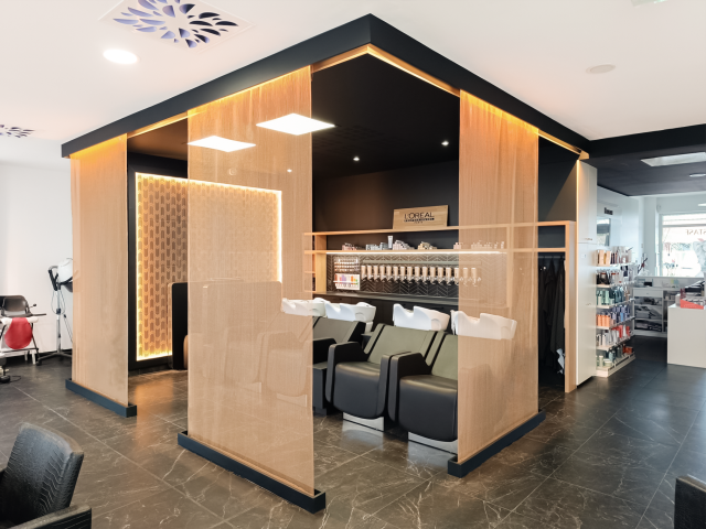 Rénovation d'un salon de coiffure