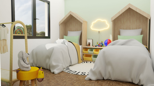Chambre double enfant